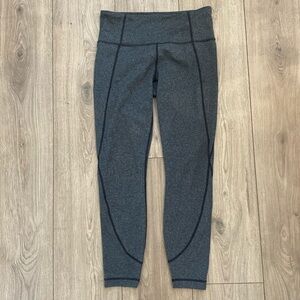 Athleta | Gray Salutation Crop Leggings | Size Small